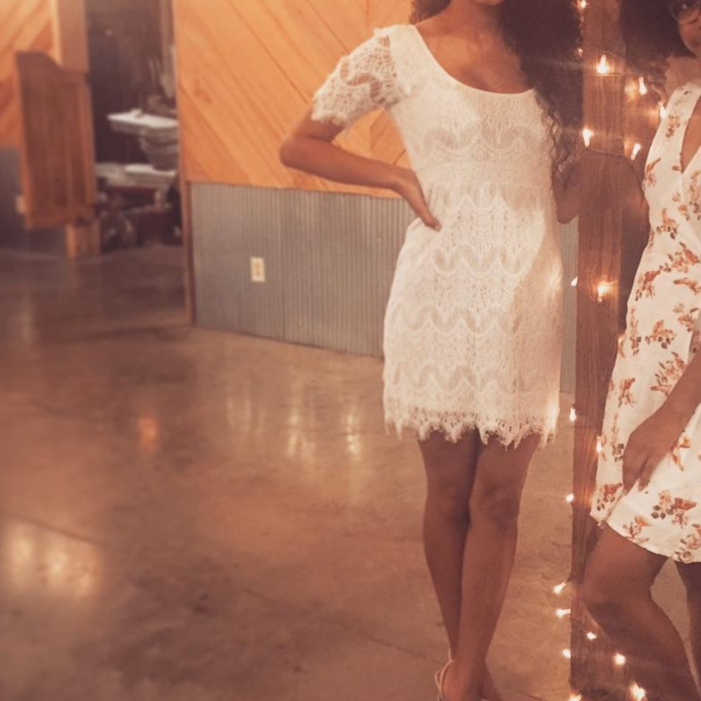 3/$20 lacey eyelet dress